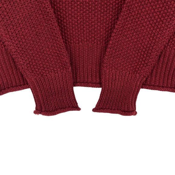 Jessica Simpson Sweater Womens Small Maroon Knit Long Sleeve Crew Neck Pullover - Picture 11 of 16
